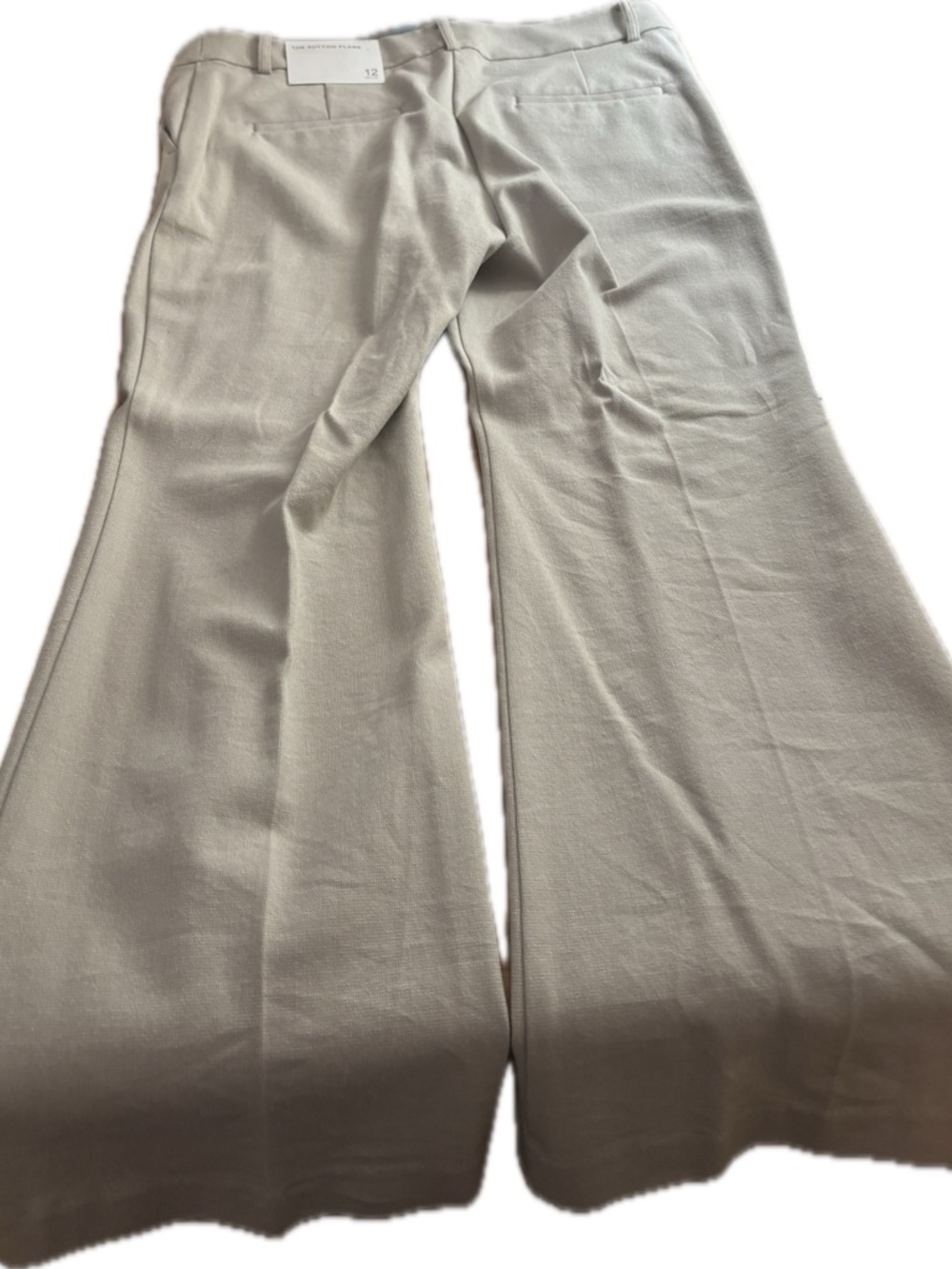 LIFT Sutton Flare Wide Leg Cream Knit Pants